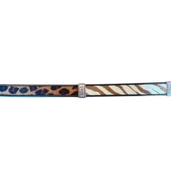 Brighton Leopard and Zebra Print Belt - Picture 8 of 10